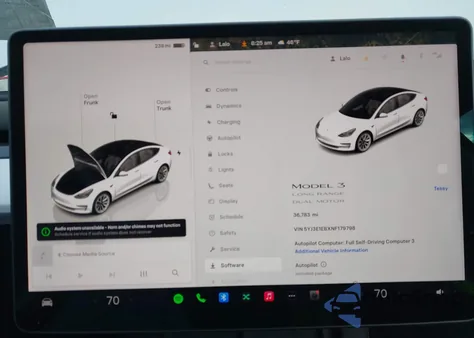 2022 Tesla Model 3 Long Range Dual Motor All-Wheel Drive z USA, uszkodzony, nr VIN 5YJ3E1EBXNF179798